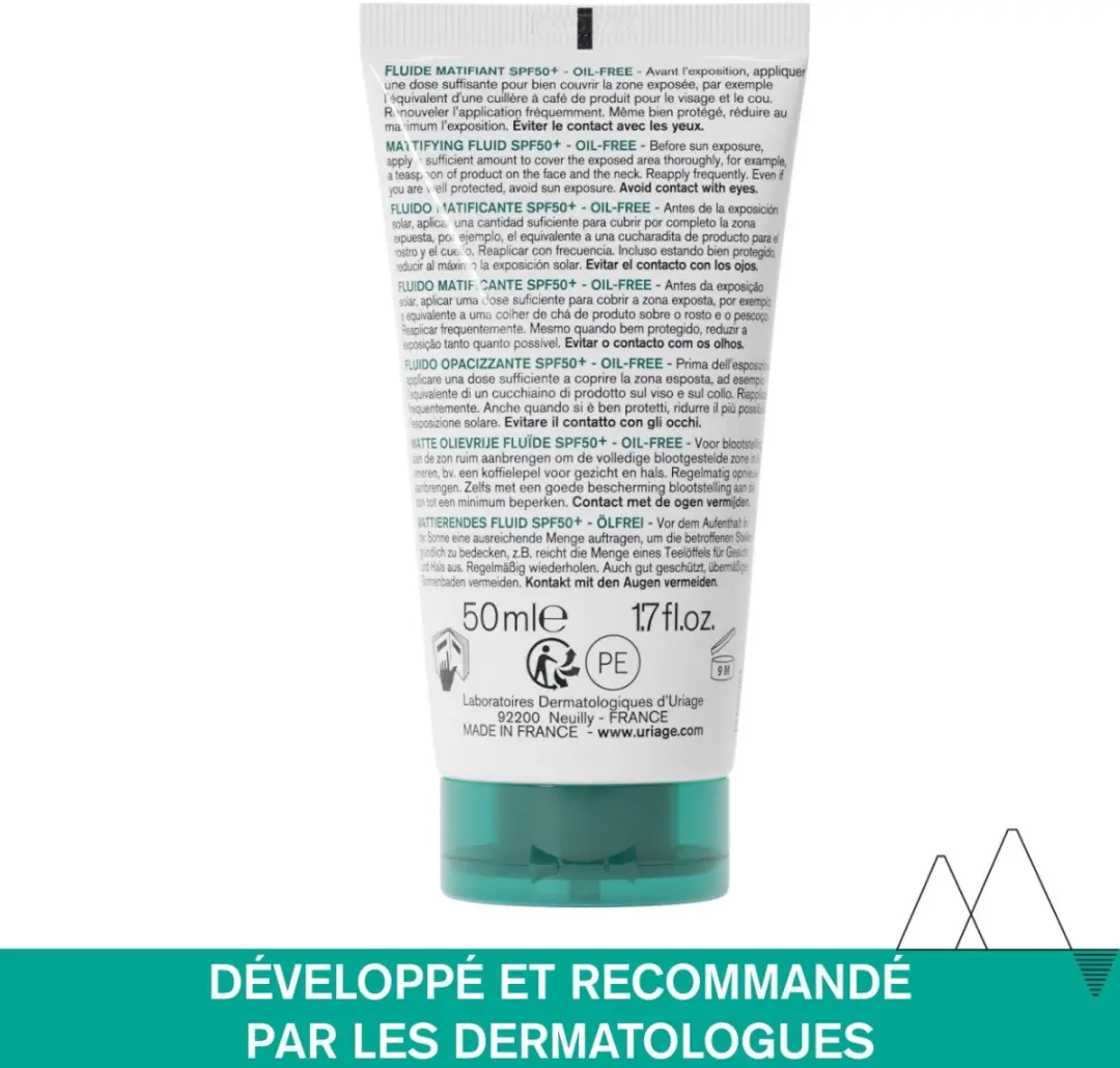 Uriage Hyseac Fluide SPF50+ 50ml