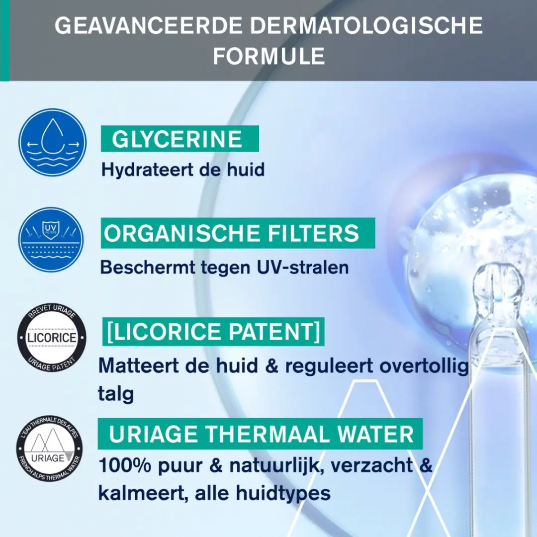 Uriage Hyseac Fluide SPF50+ 50ml - afbeelding 6 van 6