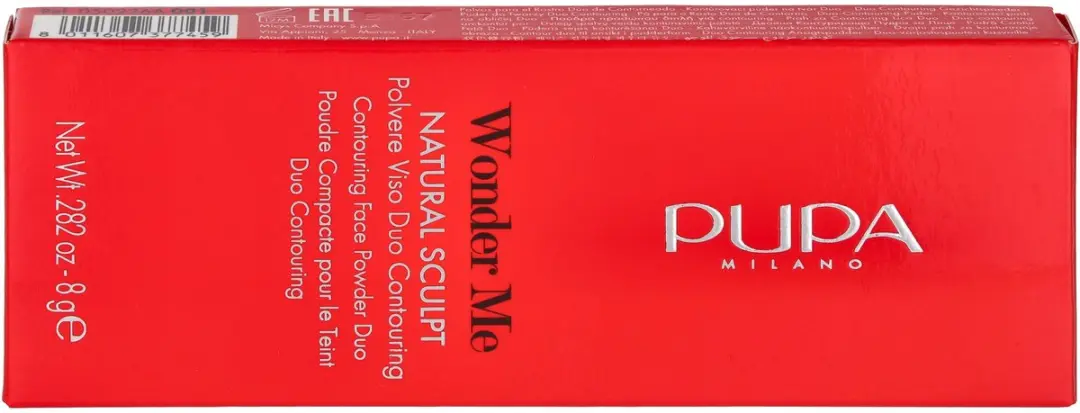 Pupa Milano Wonder Me Natural Sculpt Palette #01 Light - 8g