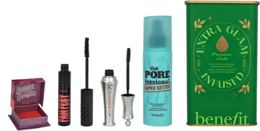 Benefit Extra Glam Infused Giftset - 138ml - 4 Stuks