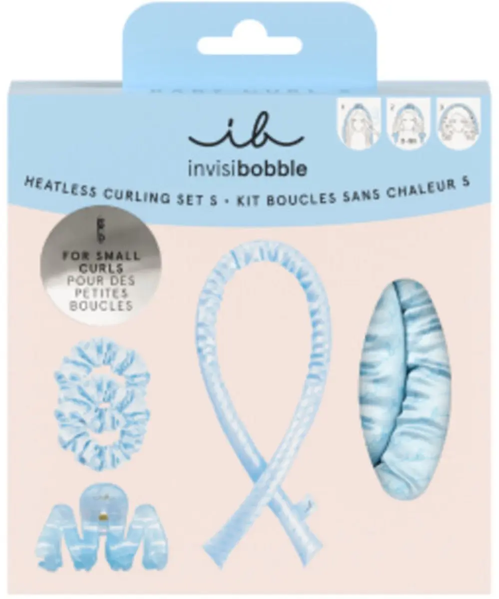Invisibobble Heatless Baby Curl Set - 4 Stuks - Blauw