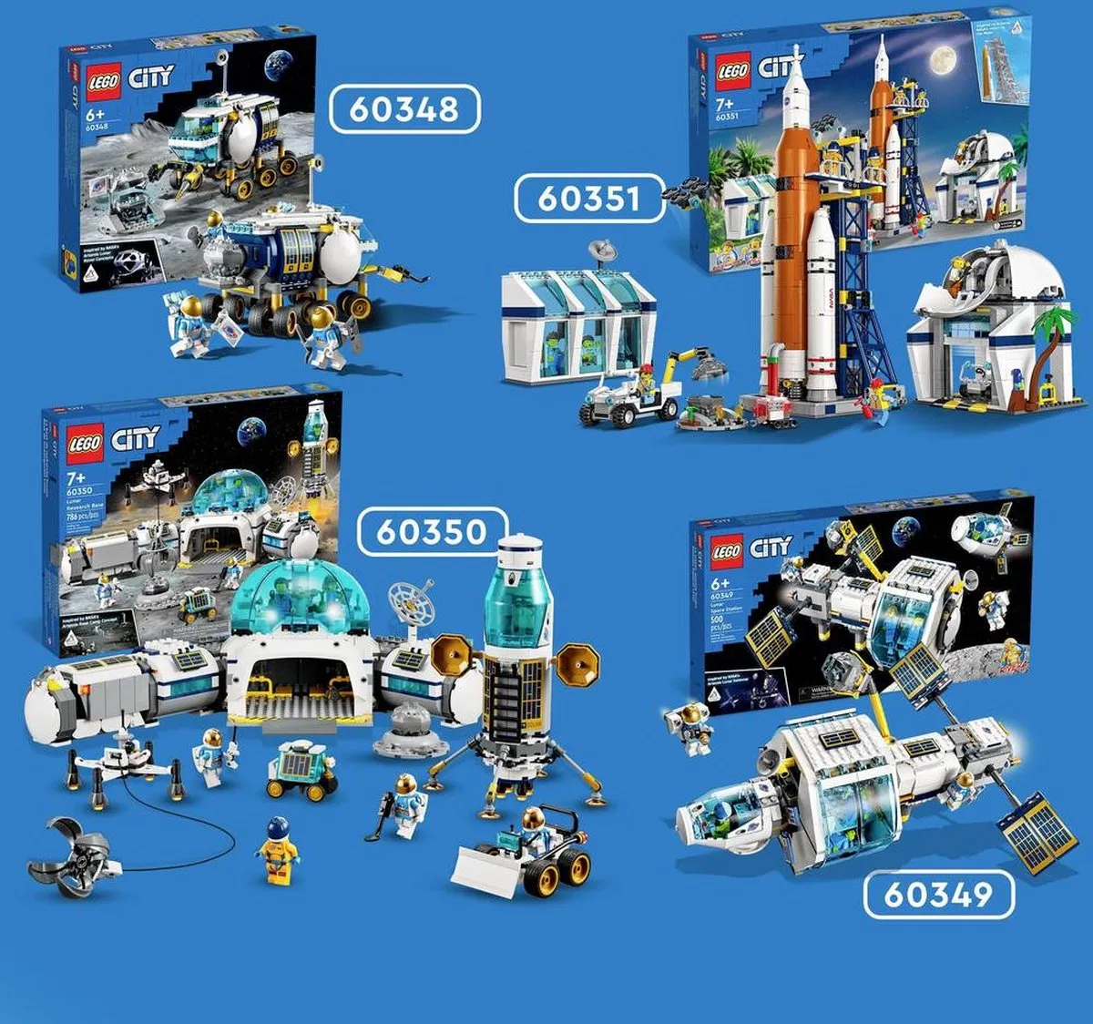 LEGO City Raketlanceerbasis 60351 - 1010 Stukken - 7 Minifiguren - afbeelding 6 van 6