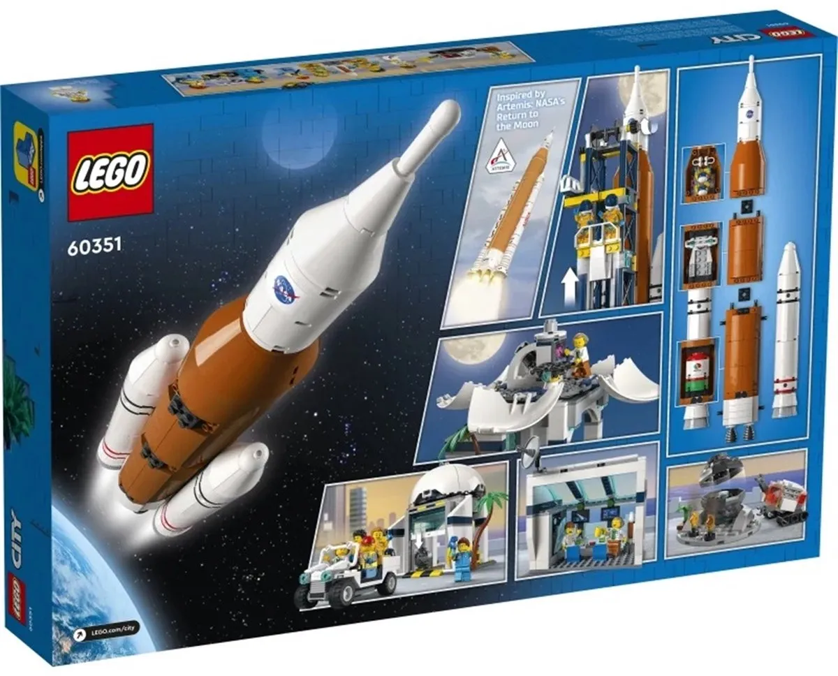 LEGO City Raketlanceerbasis 60351 - 1010 Stukken - 7 Minifiguren