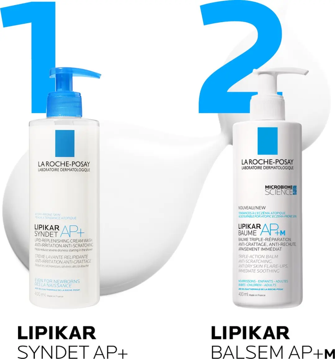 La Roche-Posay Lipikar Syndet AP+ Douchemiddel 2x400ml