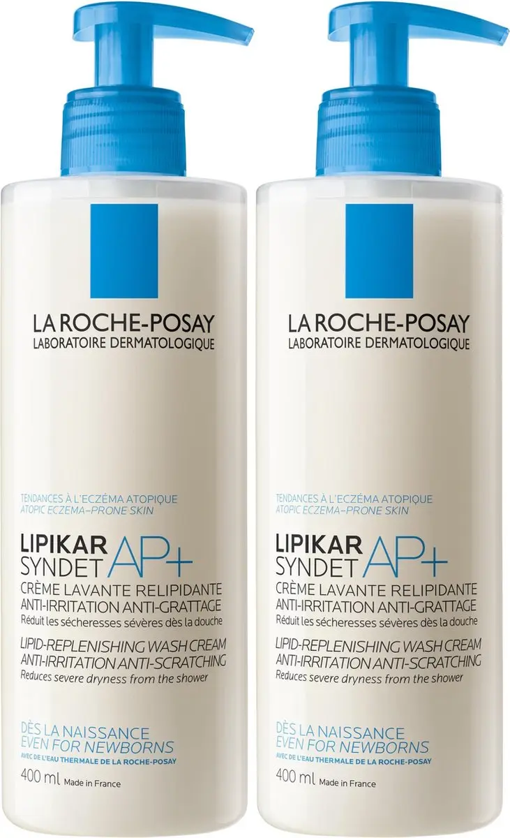 La Roche-Posay Lipikar Syndet AP+ Douchemiddel 2x400ml