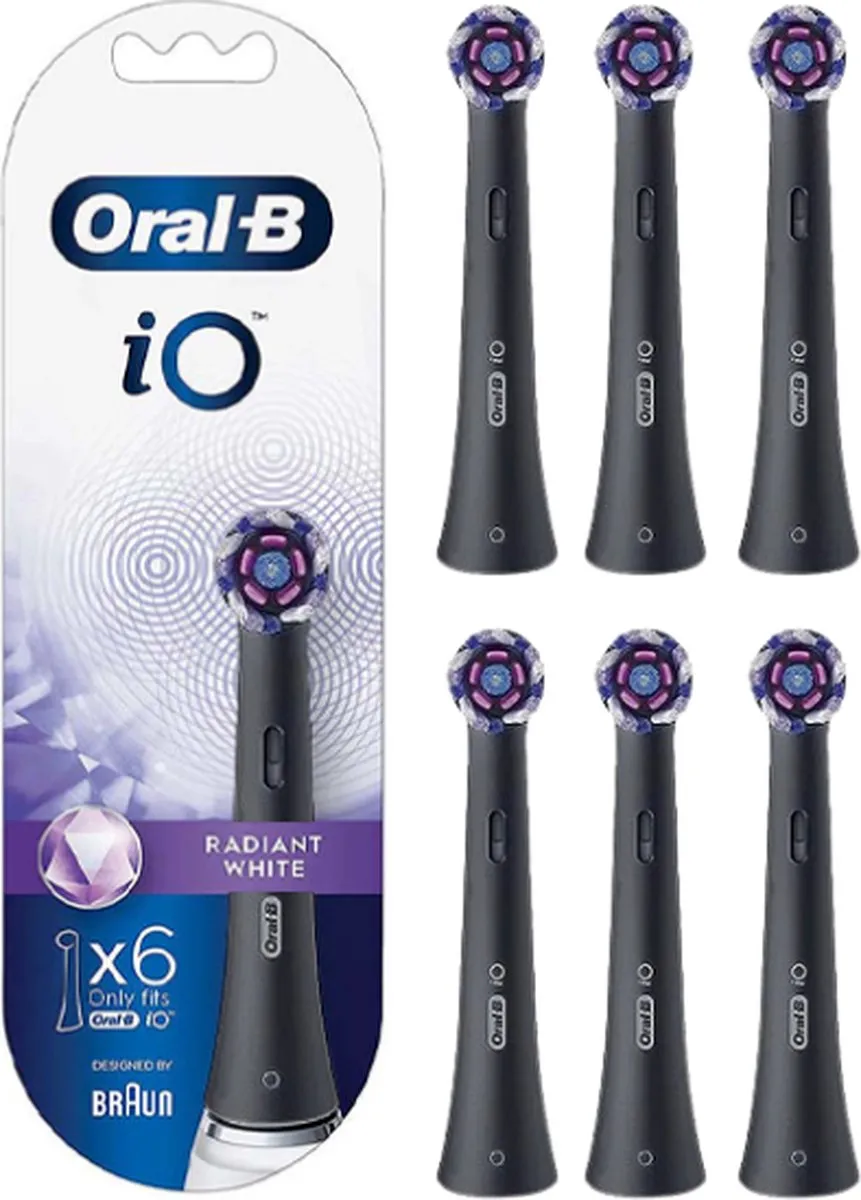 Braun Oral-B iO Radiant Opzetborstels - 6 Stuks