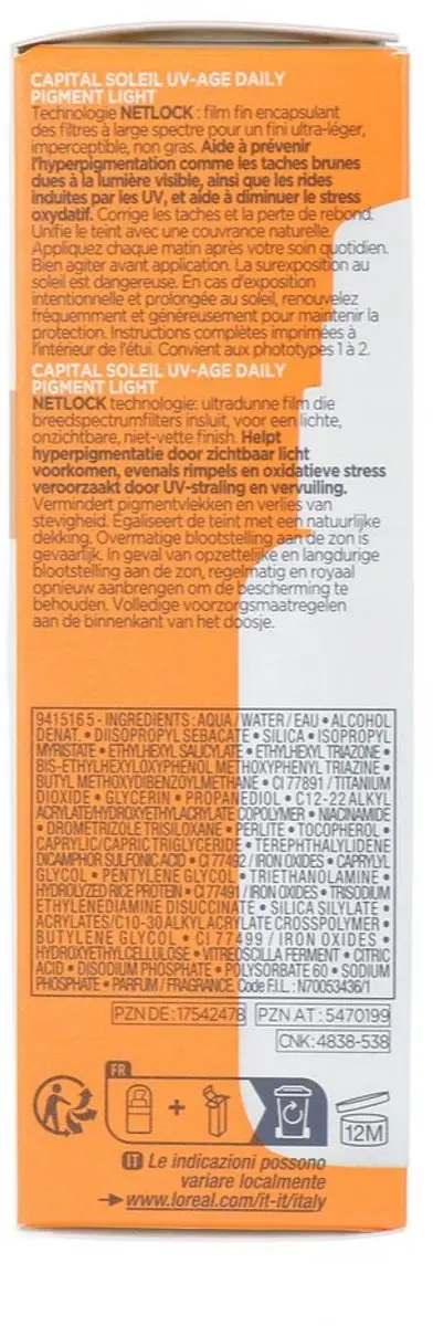 VICHY Capital Soleil UV-Age Daily SPF50+ Getint Gezicht 40ml