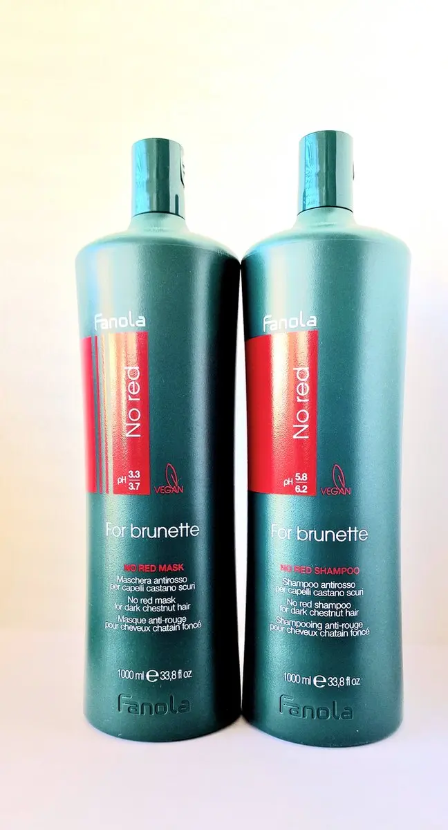 Fanola No Red Shampoo & Mask Twin Pack - 2x1000ml
