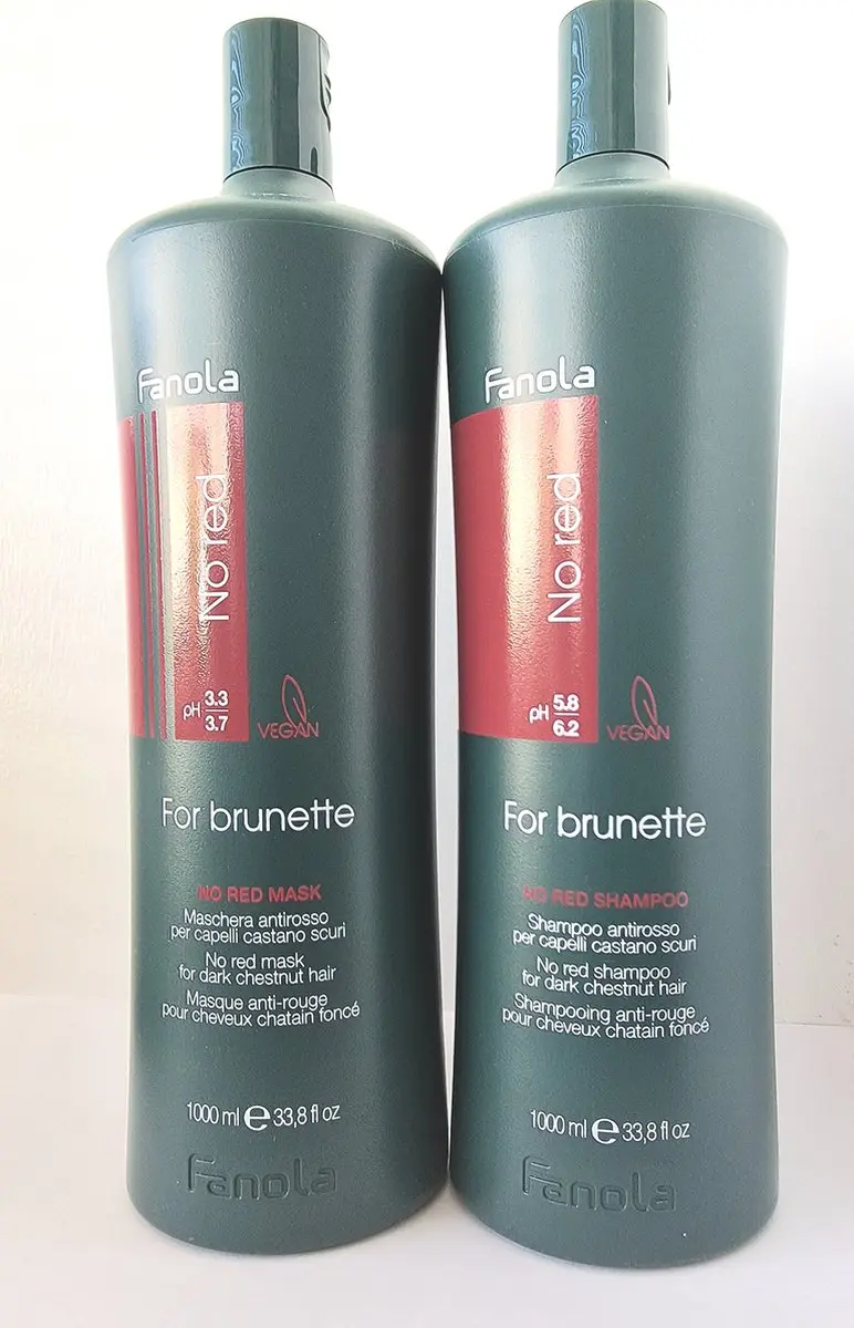 Fanola No Red Shampoo & Mask Twin Pack - 2x1000ml
