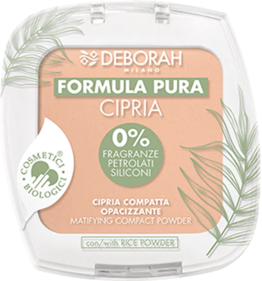 Deborah Milano Formula Pura Gezichtspoeder Abrikoos 03