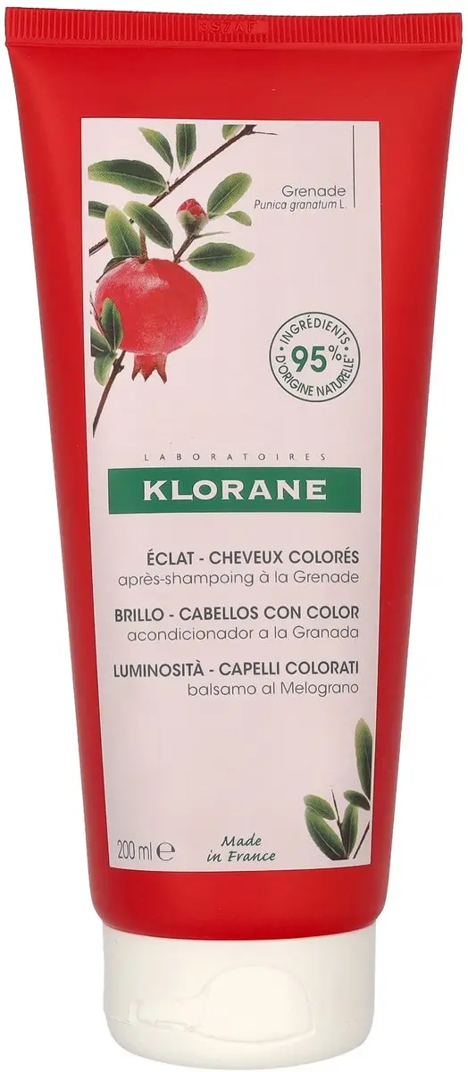 Klorane Conditioner Gekleurd Haar 200ml - Grenade/Granaatappel
