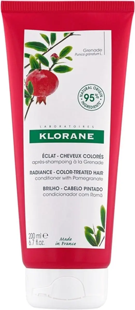 Klorane Conditioner Gekleurd Haar 200ml - Grenade/Granaatappel