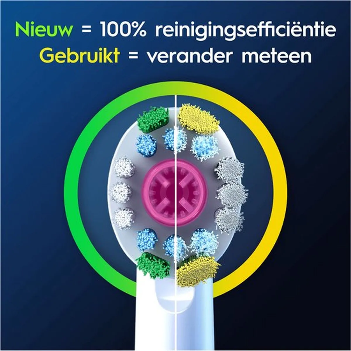 Oral-B 3D White Pro Opzetborstels - 4 Stuks