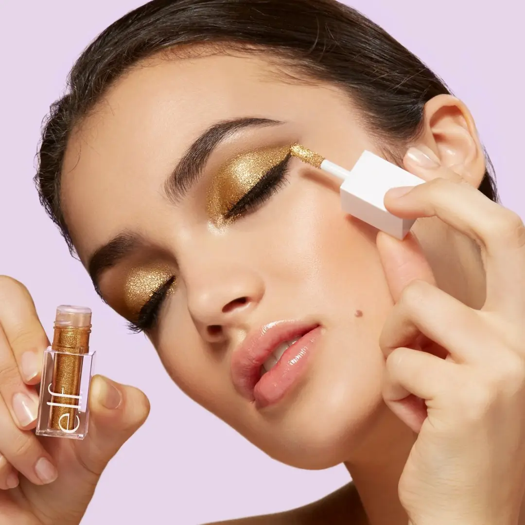 ELF Cosmetics Liquid Glitter Oogschaduw 24-Karat Gold 3ml