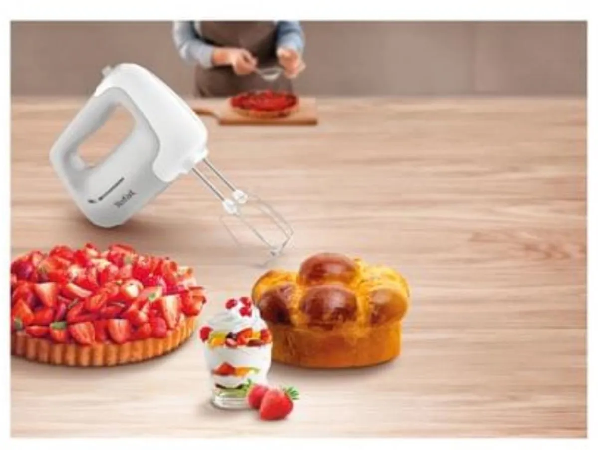 Tefal Prep'Mix HT450B Handmixer 500W - Wit