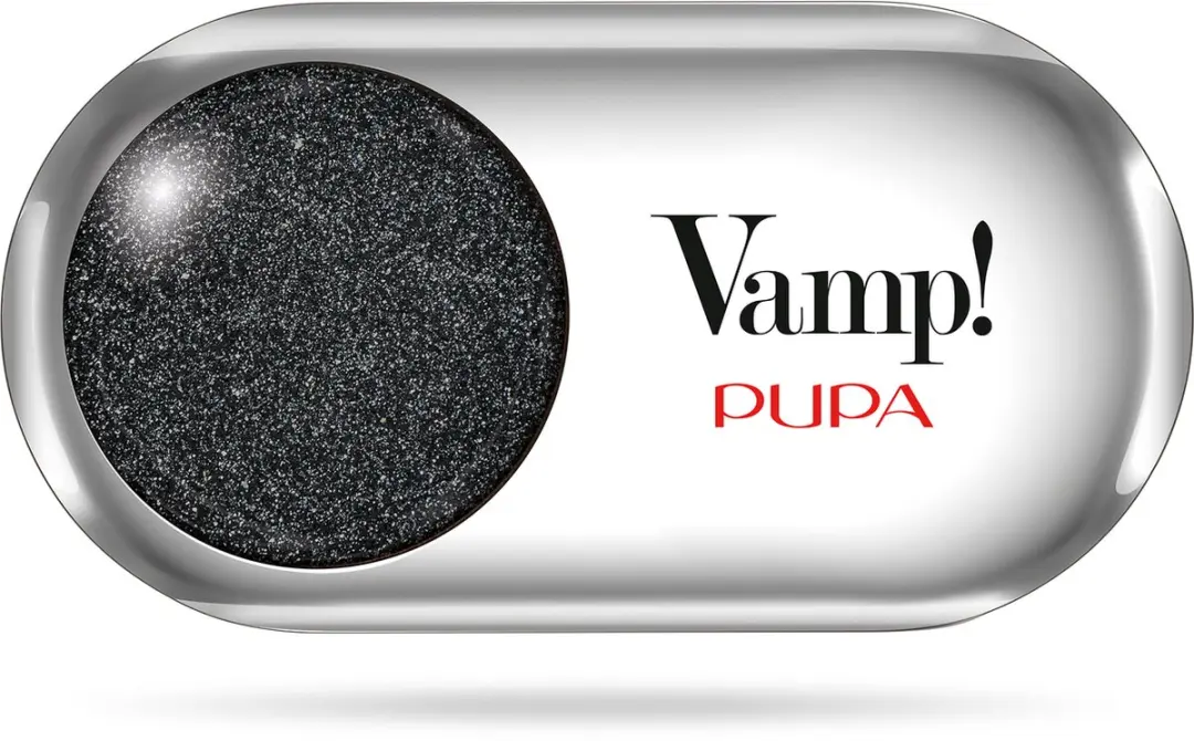Pupa Milano Vamp! Metallic Oogschaduw 301 Frozen Black - 1,5 g