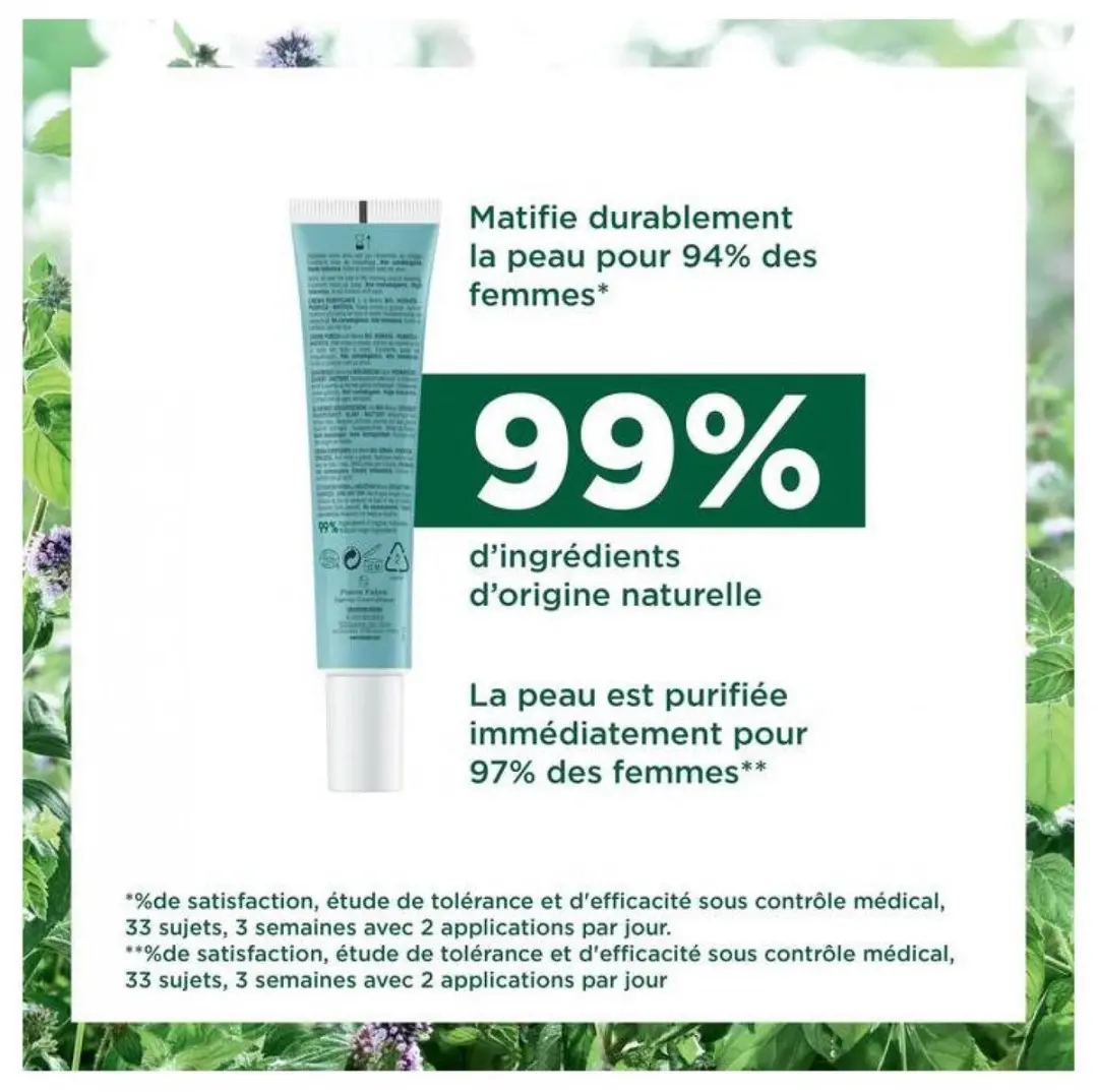 Klorane Huid Crème Menthe Aquatique 40ml - afbeelding 6 van 6