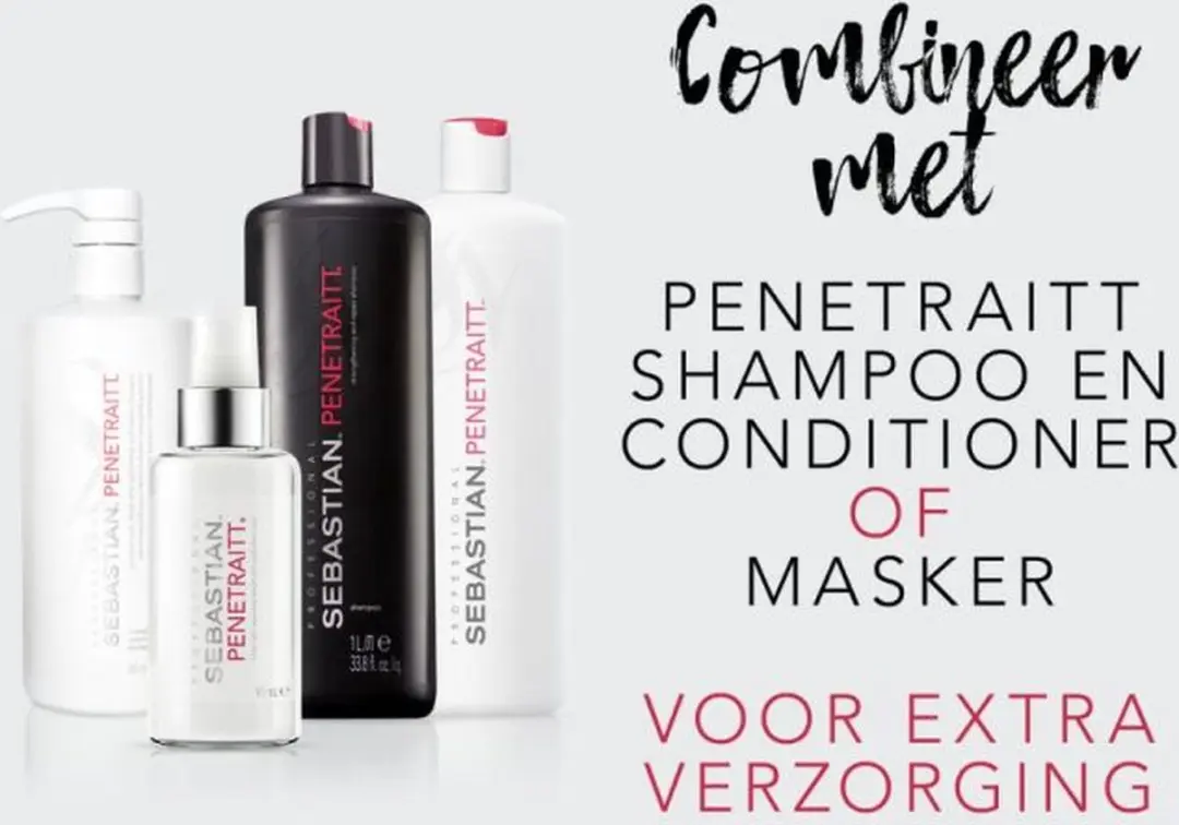 Sebastian Professional Penetraitt Shampoo & Masque - 250ml/150ml - 2 Stuks - afbeelding 6 van 6