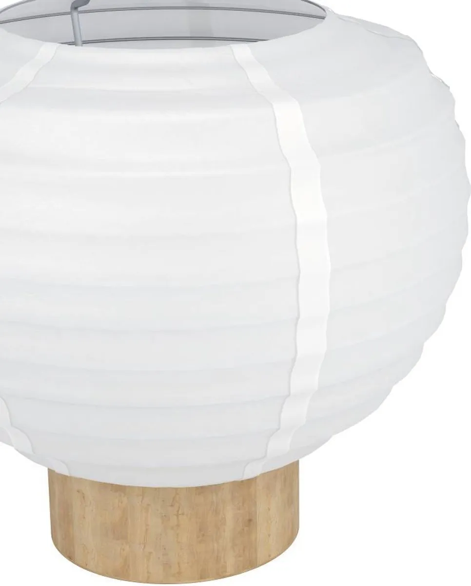 Eglo Summerhill Tafellamp E27 - 22,5 cm - Wit/Bruin