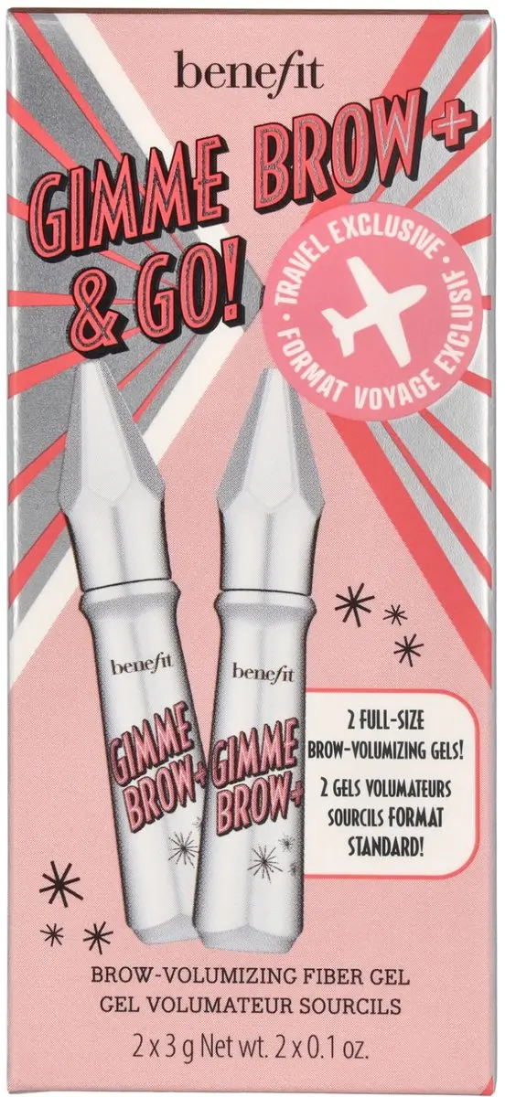 Benefit Gimme Brow+ & Go Brow Volumizing Fiber Gel Set 6g