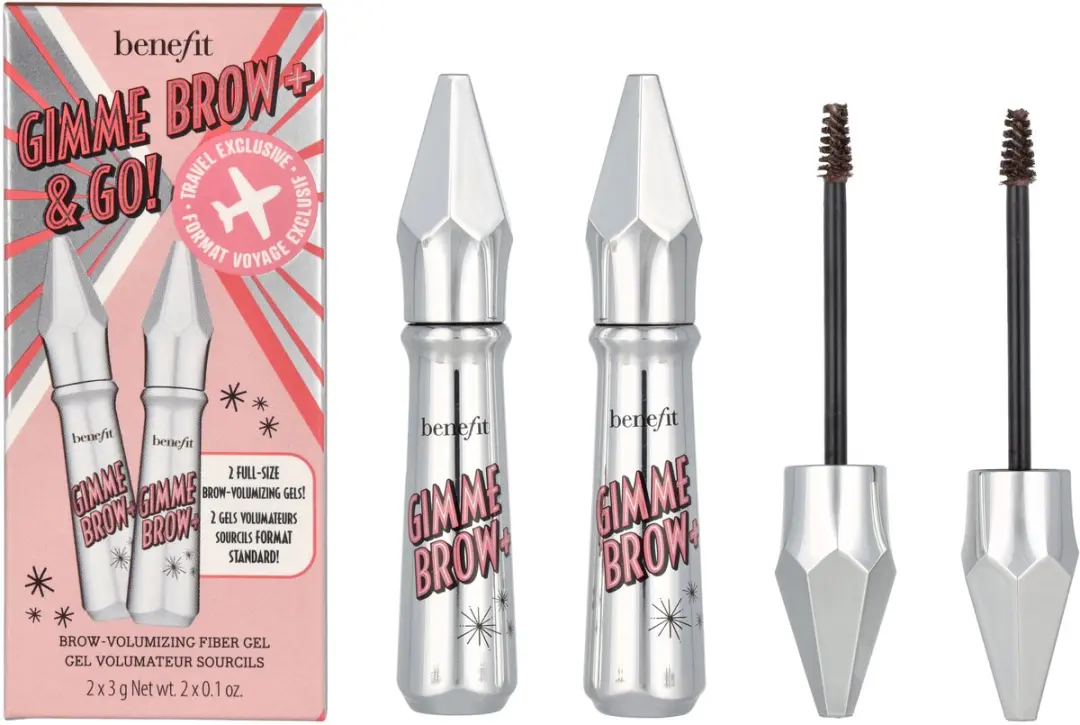 Benefit Gimme Brow+ & Go Brow Volumizing Fiber Gel Set 6g