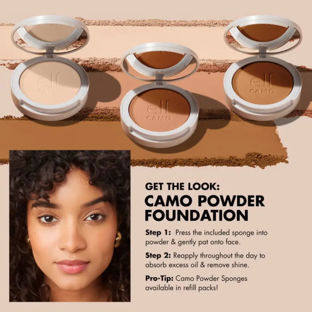 ELF Cosmetics Camo Powder Foundation Deep 560 C - 8g