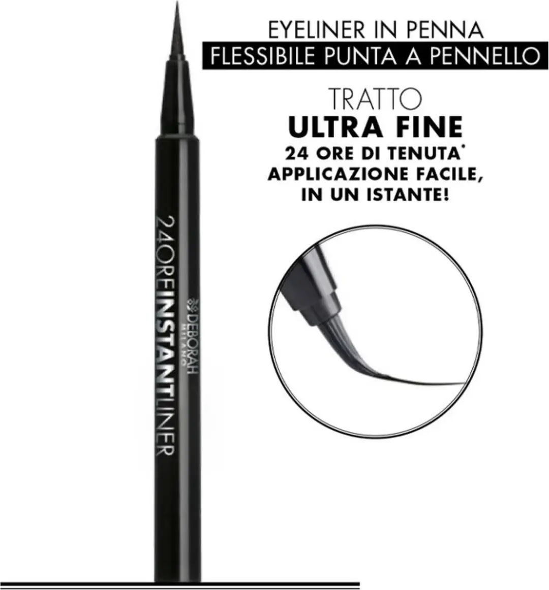 Deborah Milano 24Ore Instant Liner Eyeliner Pen - Zwart