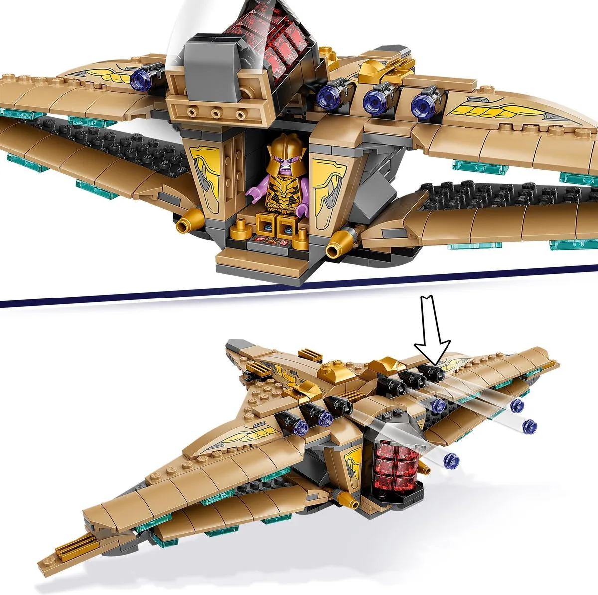 LEGO 76237 Sanctuary II Eindgevecht - 322 Stukken - afbeelding 6 van 6
