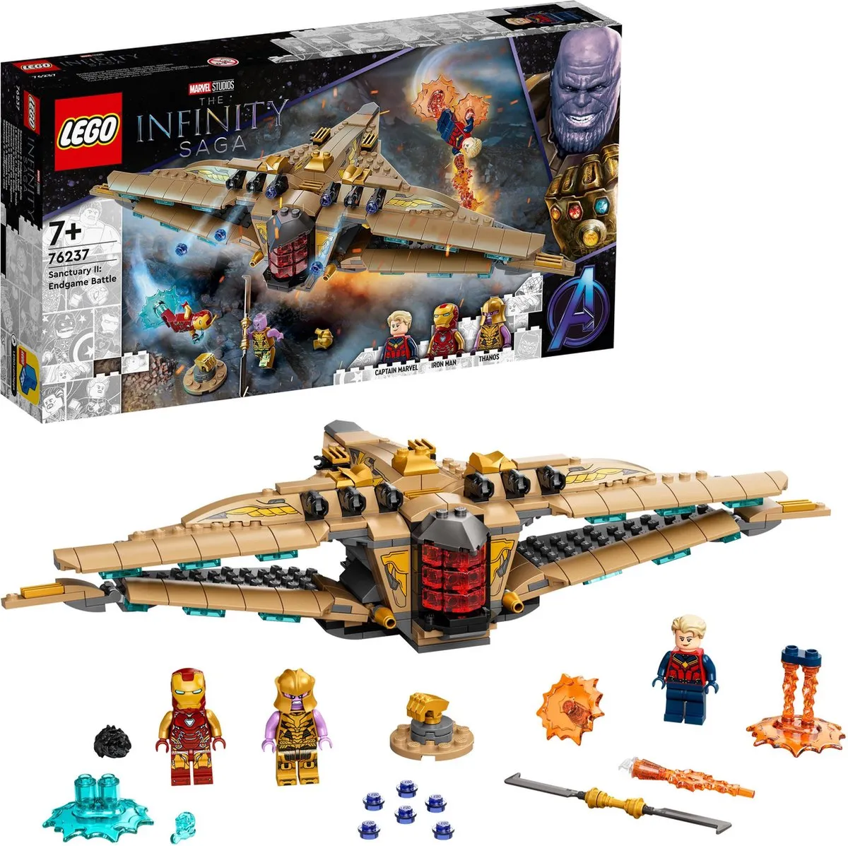 LEGO 76237 Sanctuary II Eindgevecht - 322 Stukken - afbeelding 3 van 6