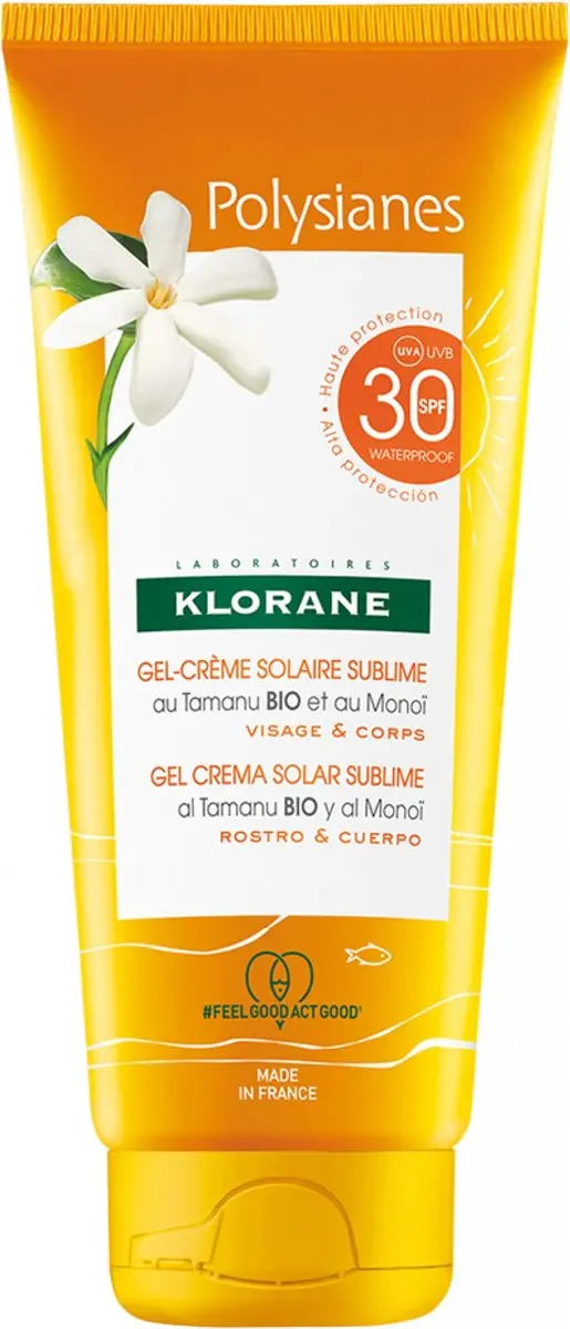 Klorane Polysianes Sublime SPF30 Zonnebrandgel 200ml