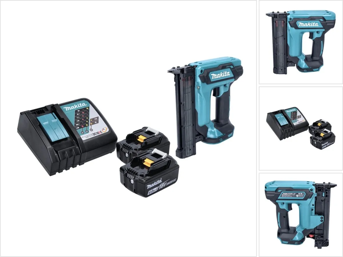 Makita DFN 350 RG Staande Spijkermachine 18V