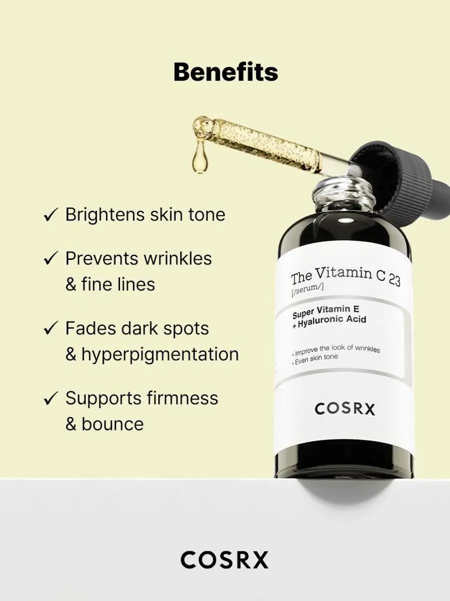 CosRx The Vitamin C 23 Serum 20ml - Vitamine E & Hyaluronzuur