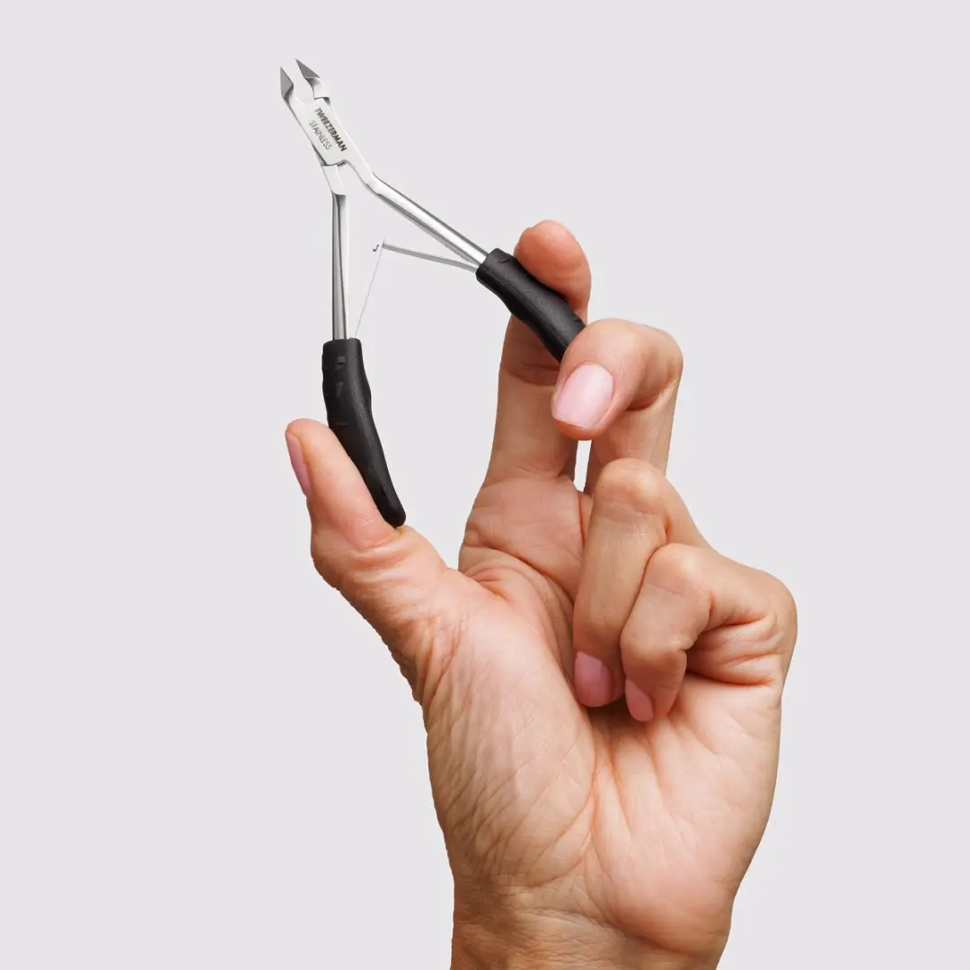 Tweezerman Great Grip Cuticle Nipper - RVS