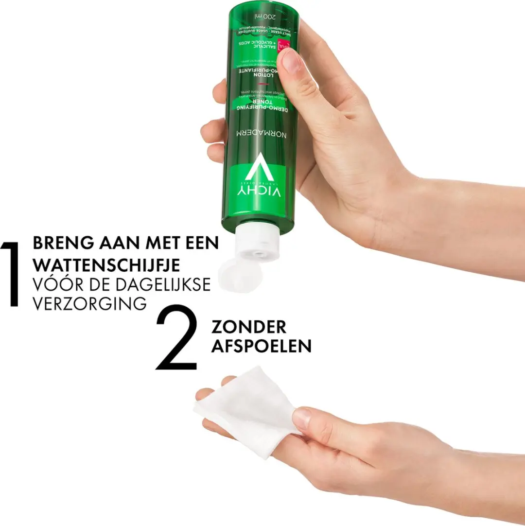 Vichy Normaderm Zuiverende Lotion 200ml - Salicylzuur & Glycolzuur