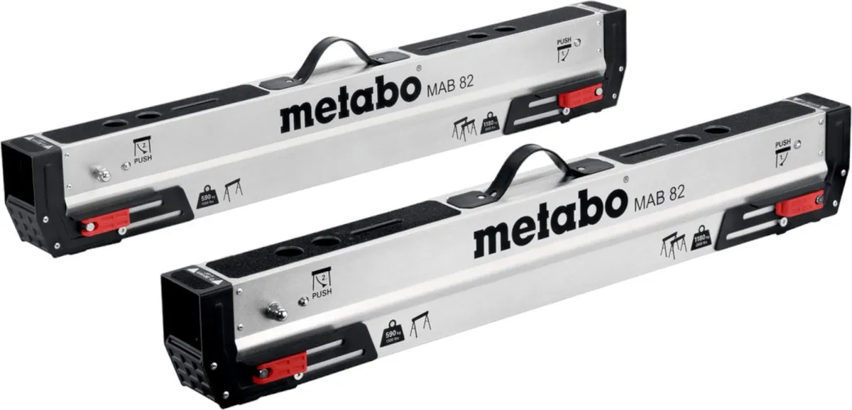 Metabo MAB 82 Werkbok 590kg - 2 Stuks - Zilver/Zwart