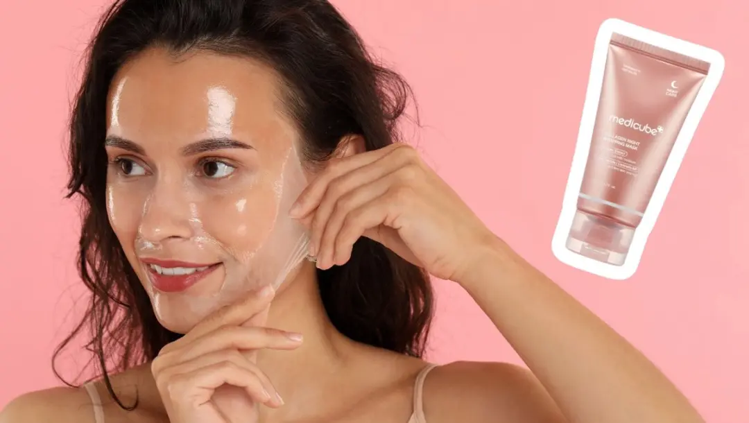 Medicube Collagen Night Wrapping Mask 75ml - Roze