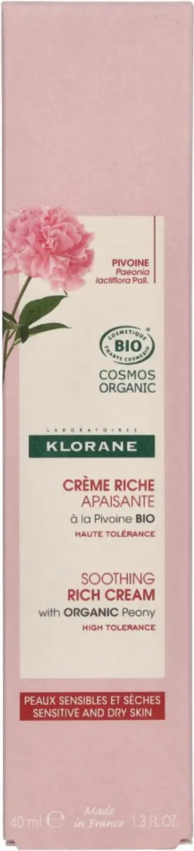 Klorane Huid Dagcrème Pivoine BIO 40ml - 40 Stuks - afbeelding 6 van 6