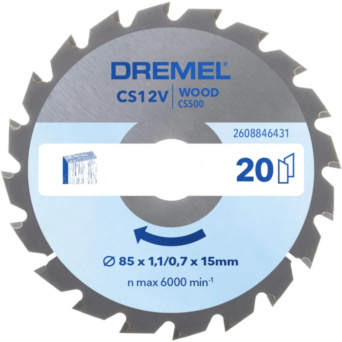 Dremel Blueprint CS500 Zaagblad Hout 85mm