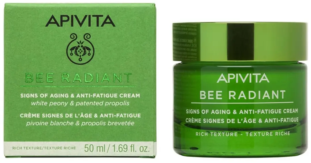 Apivita Bee Radiant Anti-Aging & Anti-Vermoeidheidscrème 50ml