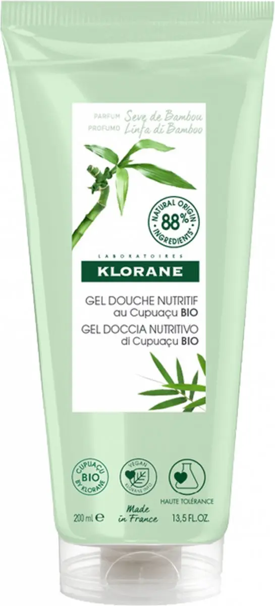 Klorane Douchegel BIO Cupuaçu Bamboesap 200ml