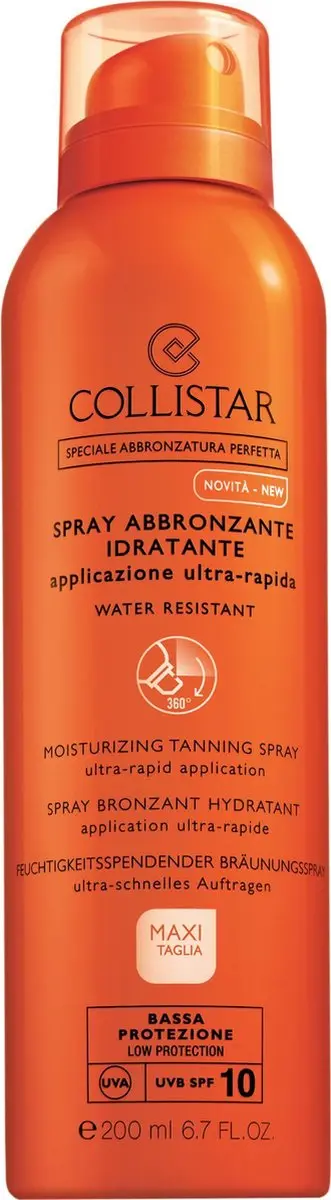 Collistar Moisturizing Tanning Spray SPF 10