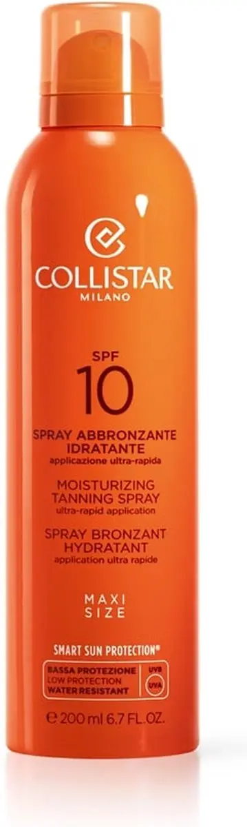 Collistar Moisturizing Tanning Spray SPF 10 - 200ml