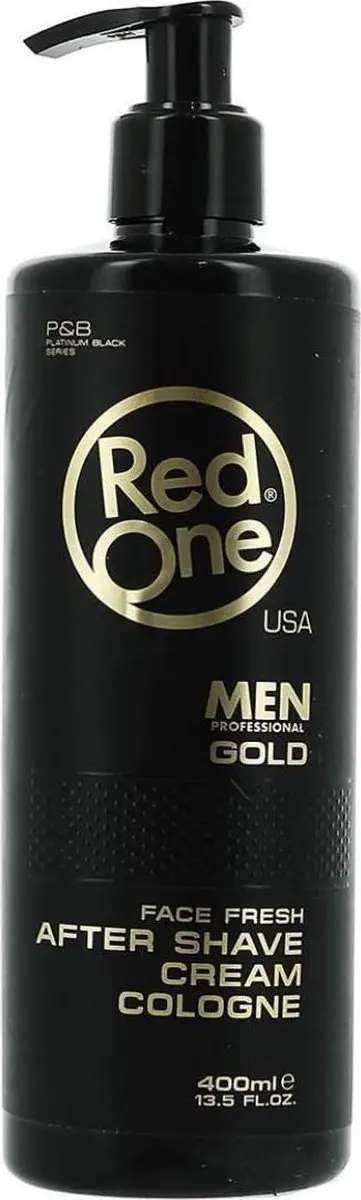 Red One After Shave Cream Cologne Gold 400ml