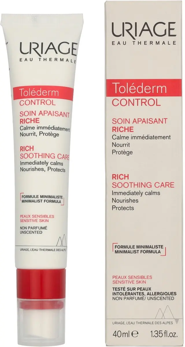 Uriage Toléderm Control Soin Apaisant Crème 40ml - 40 Stuks