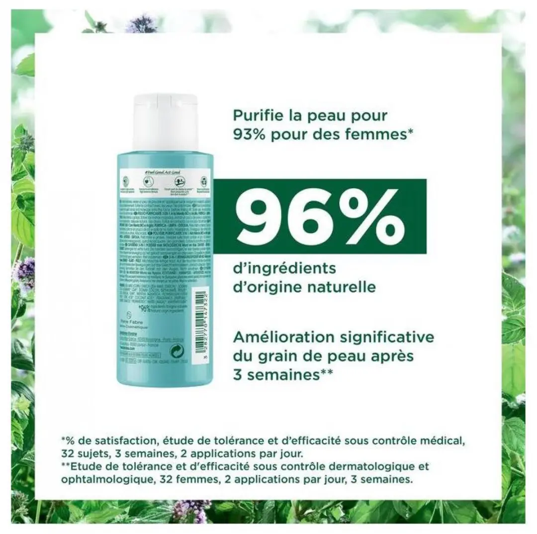 Klorane Gezicht Munt Aquatic Zuiverend Poeder 50g