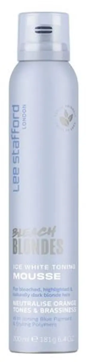 Lee Stafford Bleach Blondes Ice White Toning Mousse 200ml - afbeelding 6 van 6