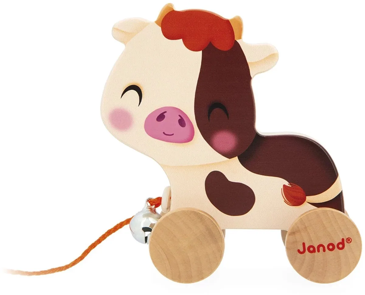 Janod Boerderij Trekfiguur Koe