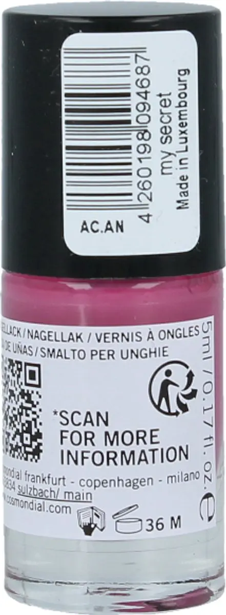 Benecos Nagellak My Secret 5ml - Roze