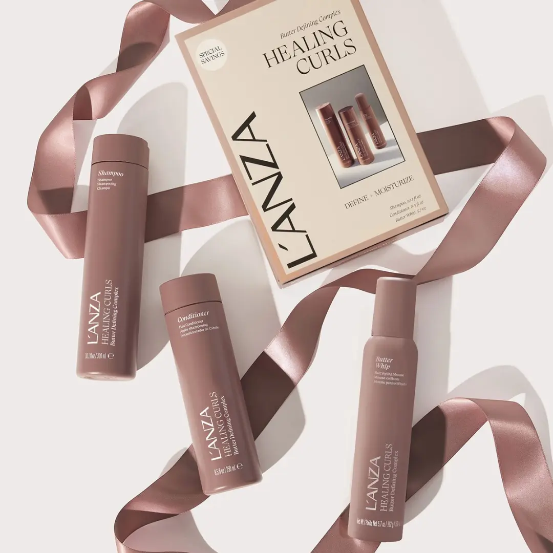 L'anza Healing Curls Holiday Set - 710ml