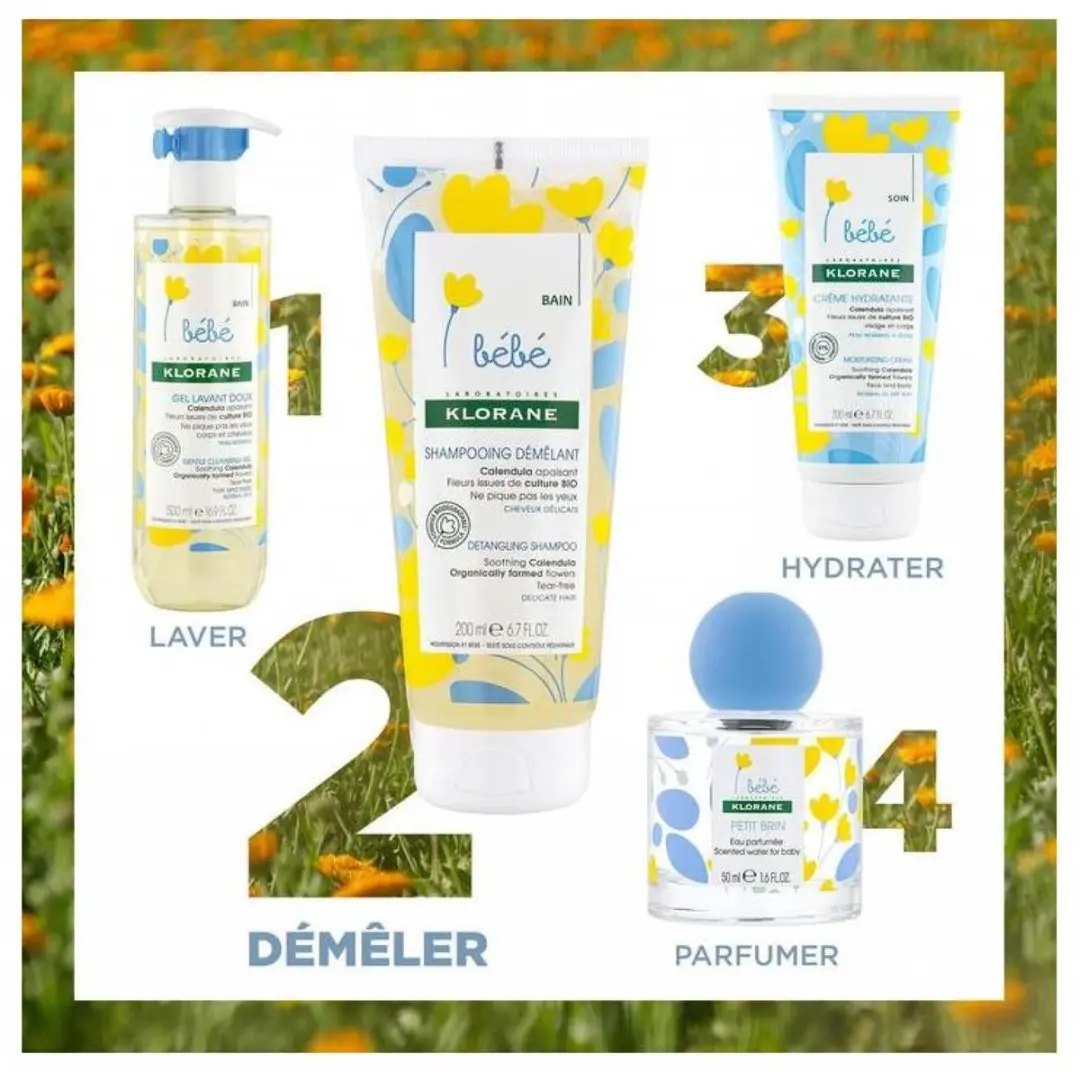 Klorane Bébé Ontwarrende Shampoo 200ml